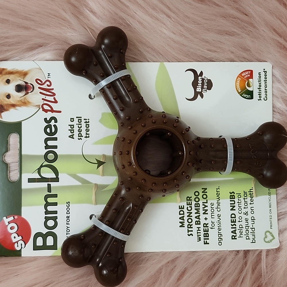 Brand New SPOT BAM-BONES PLUS CHEW TOY FOR DOGS